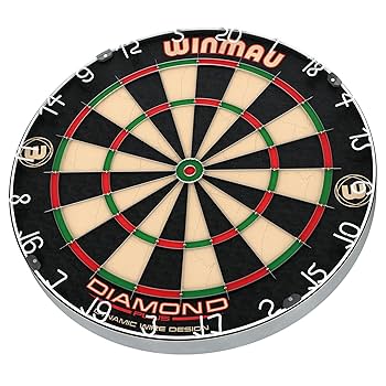 WINMAU Diamond Plus Dartboard – Professional Bristle Dart